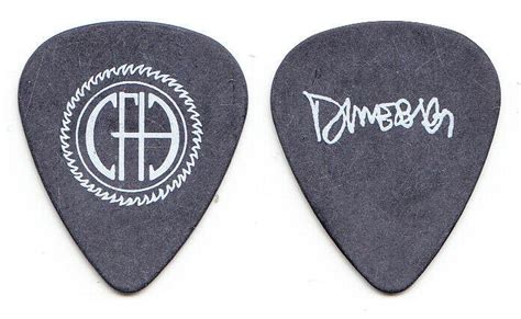 Pantera Dimebag Darrell Signature Cowboys From Hell Gray Guitar Pick