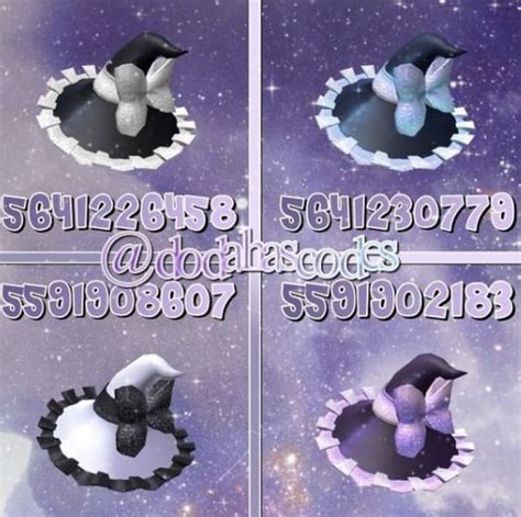 𝚆𝚒𝚝𝚌𝚑 𝙷𝚊𝚝𝚜 Bloxburg Decals Codes Roblox Codes Roblox