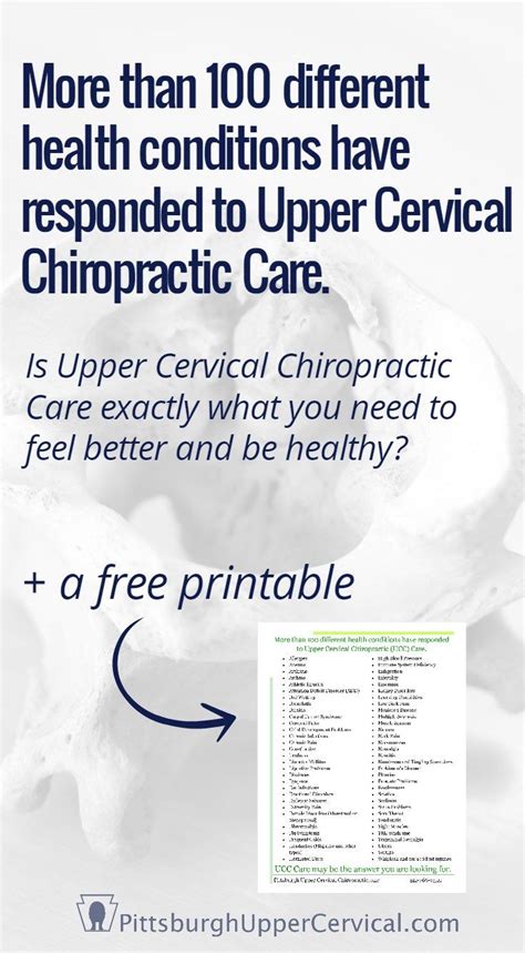 Upper Cervical Chiropractic Helps Many Different Health Conditions