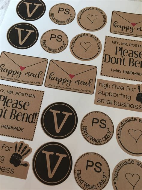 Printable Kraft Paper Stickers