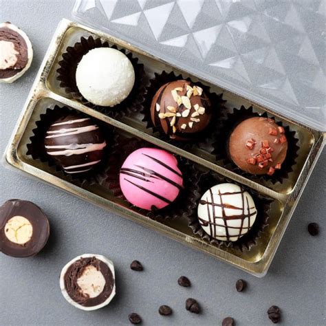 Premium Gourmet Chocolate Truffles Pack Of 6 Tsend Mothers Day
