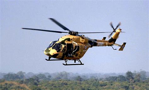 Indian Advanced Light Helicopter Hal Dhruv Military Helicopter