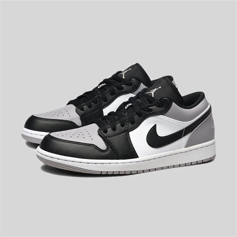 Nike Air Jordan 1 Low White Atmosphere Grey Black 553558 110 Kix Files