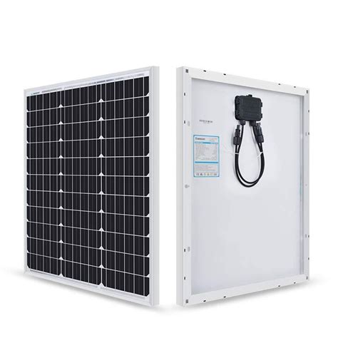 Renogy 50 Watt 12 Volt Monocrystalline Solar Panel For Compact Design