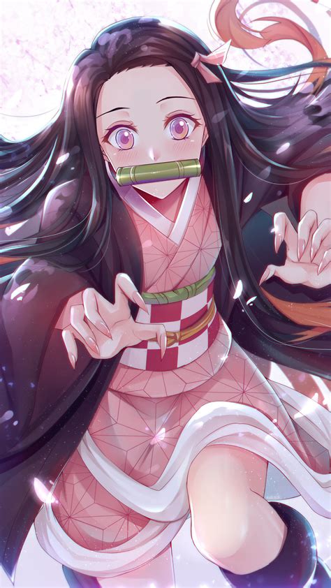 Kimetsu No Yaiba Nezuko Kamado 2160×3840 Kawaii Mobile