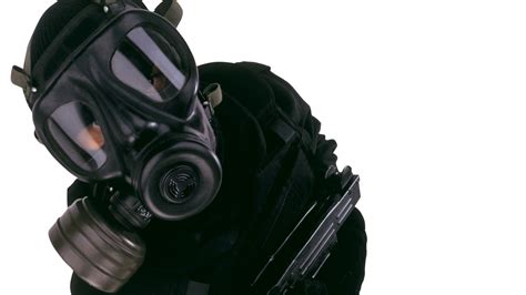 Download Wallpaper 1920x1080 Man Gas Mask Face Mask Full Hd 1080p Hd Background