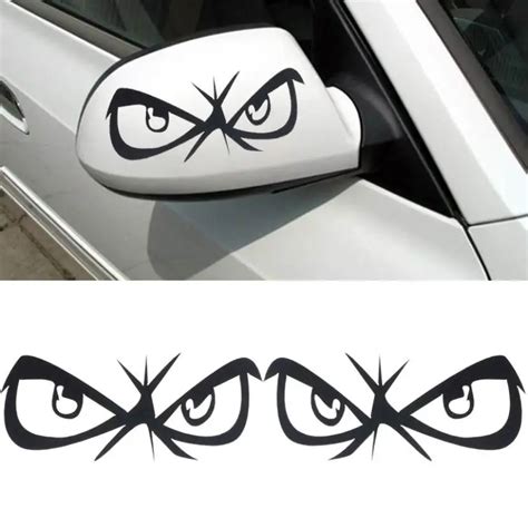 Car Sticker 2017 Fashion Eyes Design 3d Decoration Sticker For Car Side