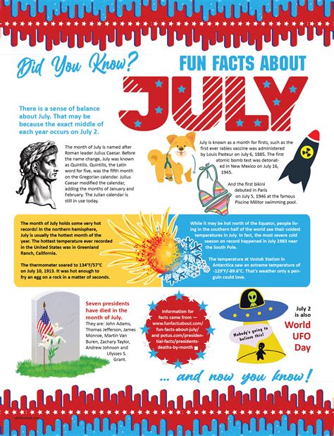 Here Are Some Fun Facts About The Month Of July