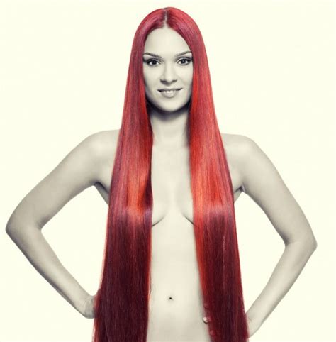 Nude Woman With Long Red Hair Stock Photo By Zastavkin 53037351