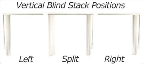 Vertical Blind Stack Positions Replacement Headrails Going Vertical