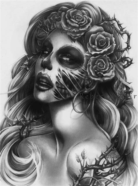 Skull Girl Tattoo