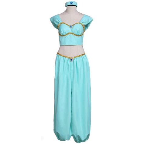 aladdin princess jasmine dress outfit costume halloween carnival party dress costumes custom