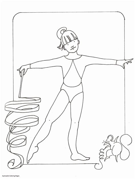 Free Gymnastics Coloring Pages At Free Printable