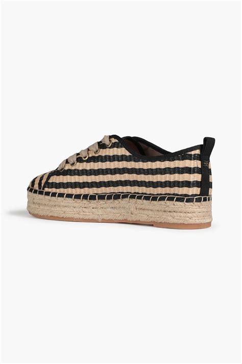 Sam Edelman Celina Striped Raffia Espadrilles The Outnet