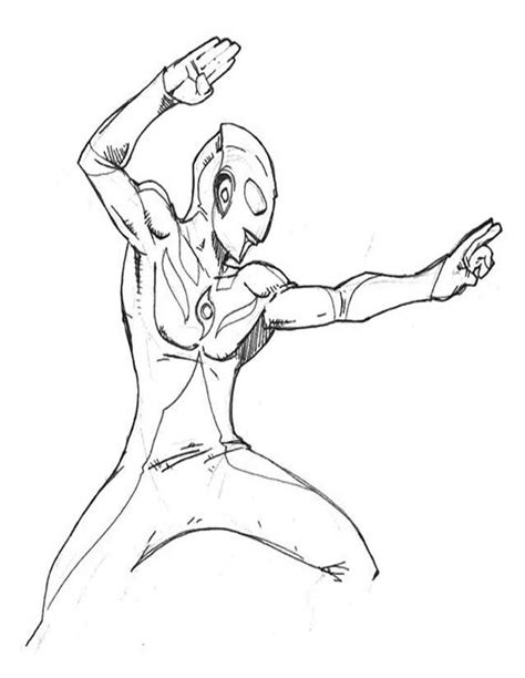 printable ultraman coloring pages