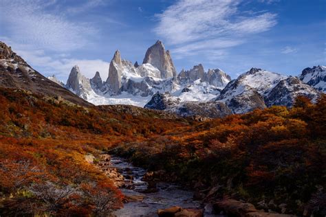 Fall In Patagonia Mt Fitz Roy El Chalten Argentina Ocular