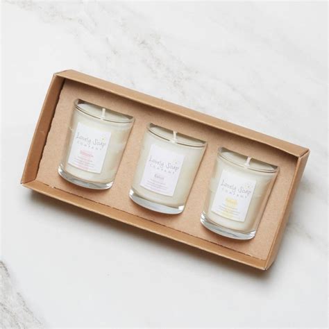 Find the perfect gift for a loved one, friend or colleague. Aromatherapy Candles Gift Set By Lovely Soap Company ...
