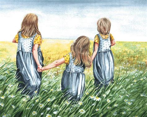 Watercolor Print From My Original Painting Of 3 Sisters Etsy In 2021