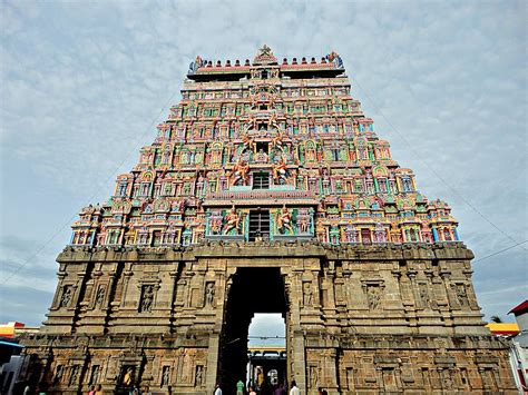 Tamilnadu Tourism Nataraja Temple Chidambaram Towers Gopurams
