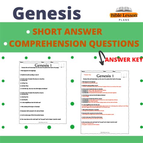 book of genesis questions chapters 6 10 made by teachers