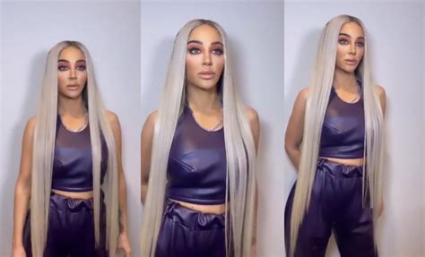 N Dubz Star Tulisa Contostavlos Has New Ice Blonde Hair And It S So Long She Can Sit On It Ok