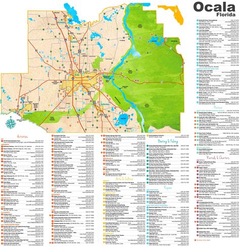 Map Of Florida Showing Ocala Map