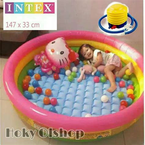 Sebuah kolam renang idealnya memiliki ukuran minimal sekitar 3 m x 7 m, dengan pertimbangan akan diperlukannya kenyamanan gerak saat anda berenang. Jual KOLAM RENANG KARET ANAK ukuran 147 CM Kolam anak di ...