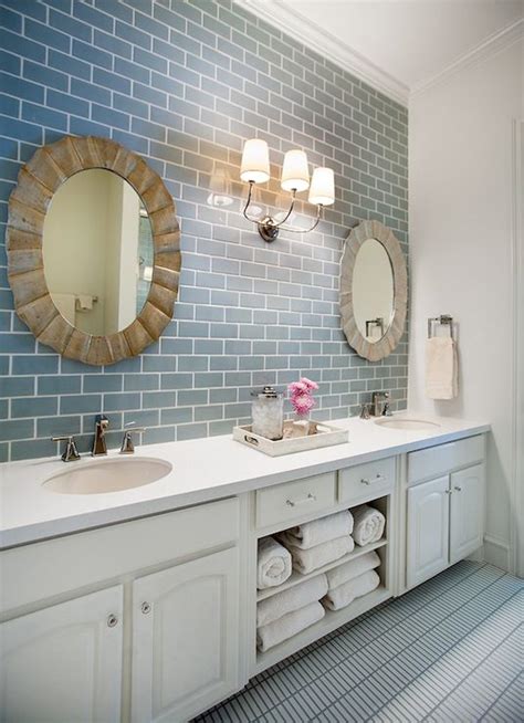 You might also like this photos or back to decorative subway tile bathroom. White and blue bathroom  HGNJShoppingMall.com  #home # ...