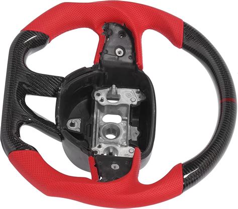 Buy Akozon Steering Wheel Custom Carbon Fiber Steering Wheel Flat