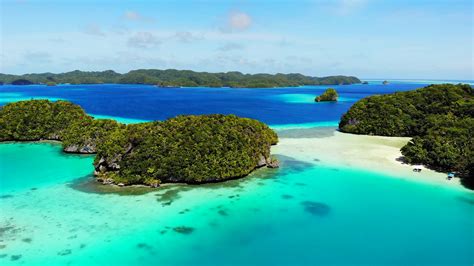 Drone Footage Of Koror Rock Islands Palau Stock Footage Sbv 337050272