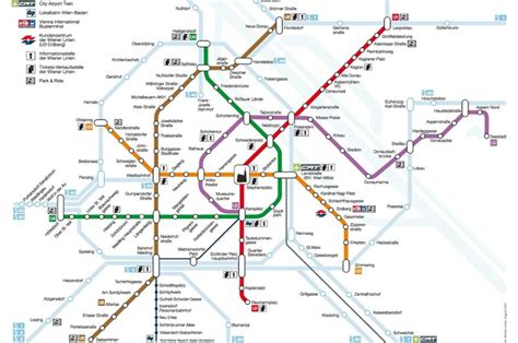 Metro De Viena Líneas Plano Horario Y Tarifas