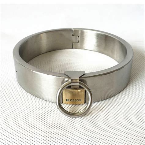 New Stainless Steel Neck Ring Posture Collar Necklet With Lock