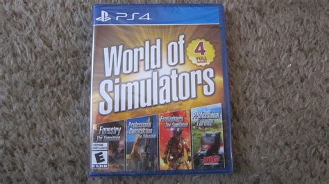World Of Simulators Ps4 Game Unboxingreview Youtube