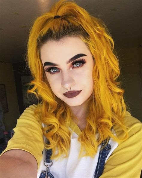 Pin By Jaiden🤍 On Emo Hairstyle Yellow Hair Color Yellow Hair Hair Styles