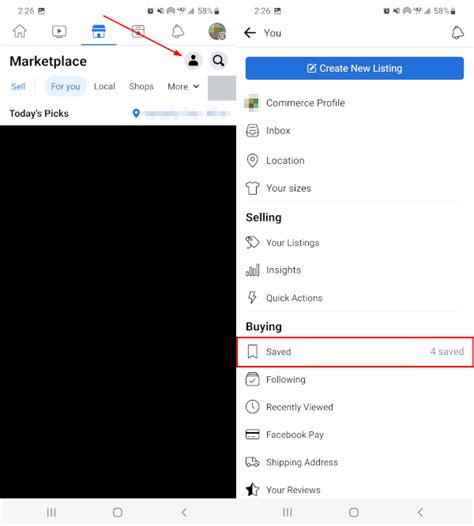 How To See Saved Items On The Facebook Marketplace Techswift