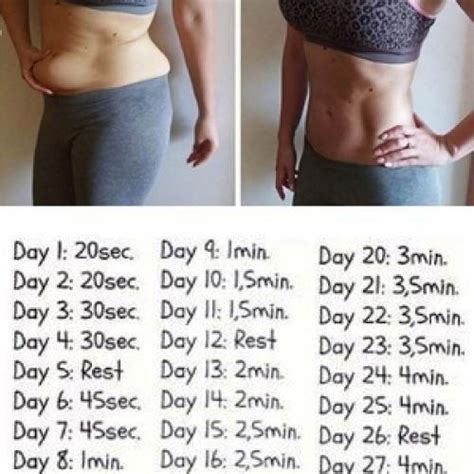Try This 30 Day Plank Exercise For Beginners To Help You Get A Flat Belly And Smaller Waist