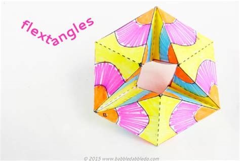Flextangles Printable Foldable Coloring Activity Lesson Plans