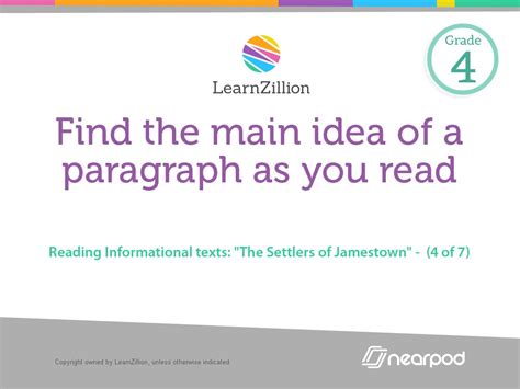 1,2,3,4,5,6,7,8,9,10 how to find the main idea? Find the main idea of a paragraph as you read