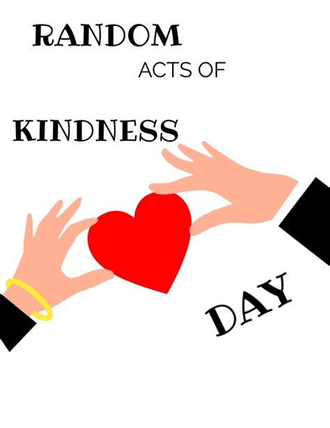 Copy Of Random Acts Of Kindness Day Postermywall