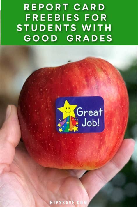 best rewards for good grades report card freebies hip2save