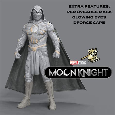 Mcu Moon Knight Outfit For G8m Daz Content By Lykomodels