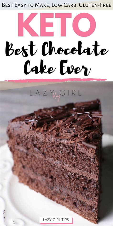 Obviously, this is a keto chocolate mousse recipe. Best Keto Chocolate Cake Ever - Lazy Girl