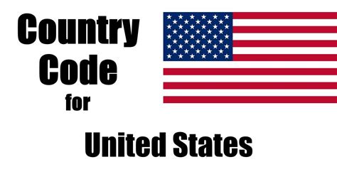 United States Dialing Code American Country Code Telephone Area