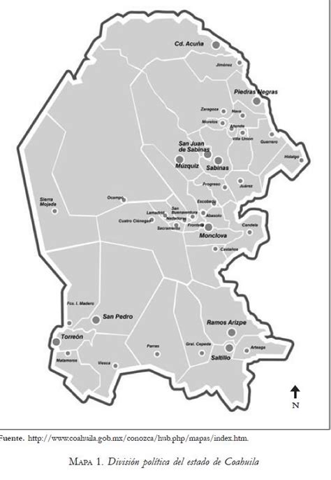 Coahuila Mapa Municipios Imagui