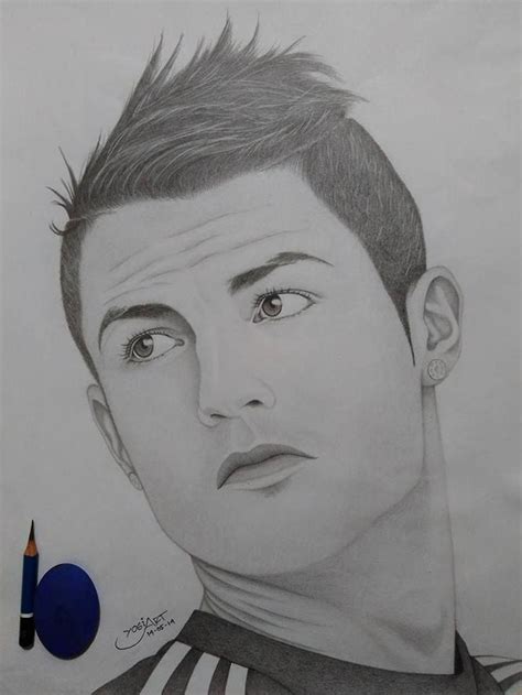 Realistic Cristiano Ronaldo Drawing Easy