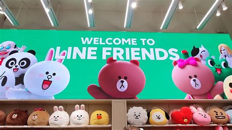 Bt21 Line Friends Gangnam And Myeongdong Seoul Korea Youtube