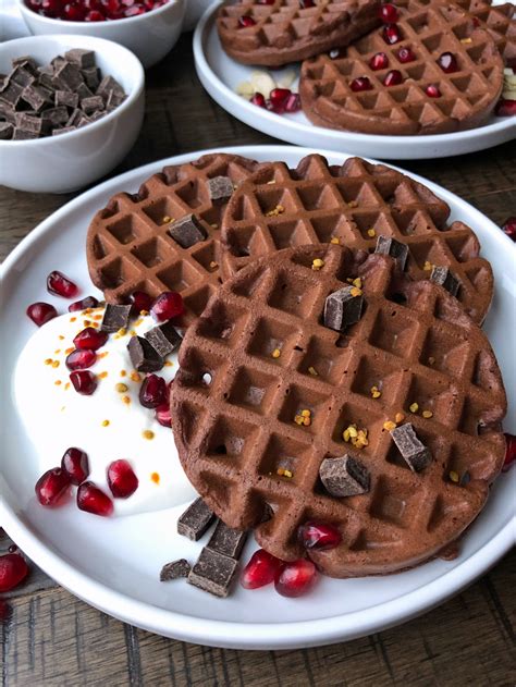 Chocolate Protein Waffles Paleo Gluten Free Bake It Paleo