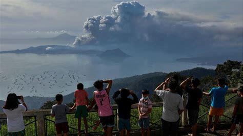 Philippines On Alert As Taal Volcano Erupts Spewing Ash Lava