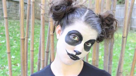 Diy Creepy And Cute Panda Costume Youtube