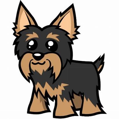 Yorkie Clipart Dog Cartoon Drawing Yorkies Animated
